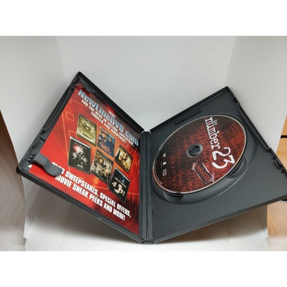 The Number 23 (Unrated Edition) [DVD] - DVD By Jim Carrey - DOES NOT WORK - Picture 3 of 5